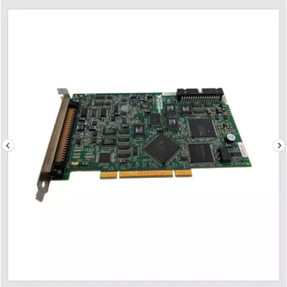 National Instruments PCI-6025E Multifunction I/O Device, green circuit board with chips, connectors, and gold contacts.