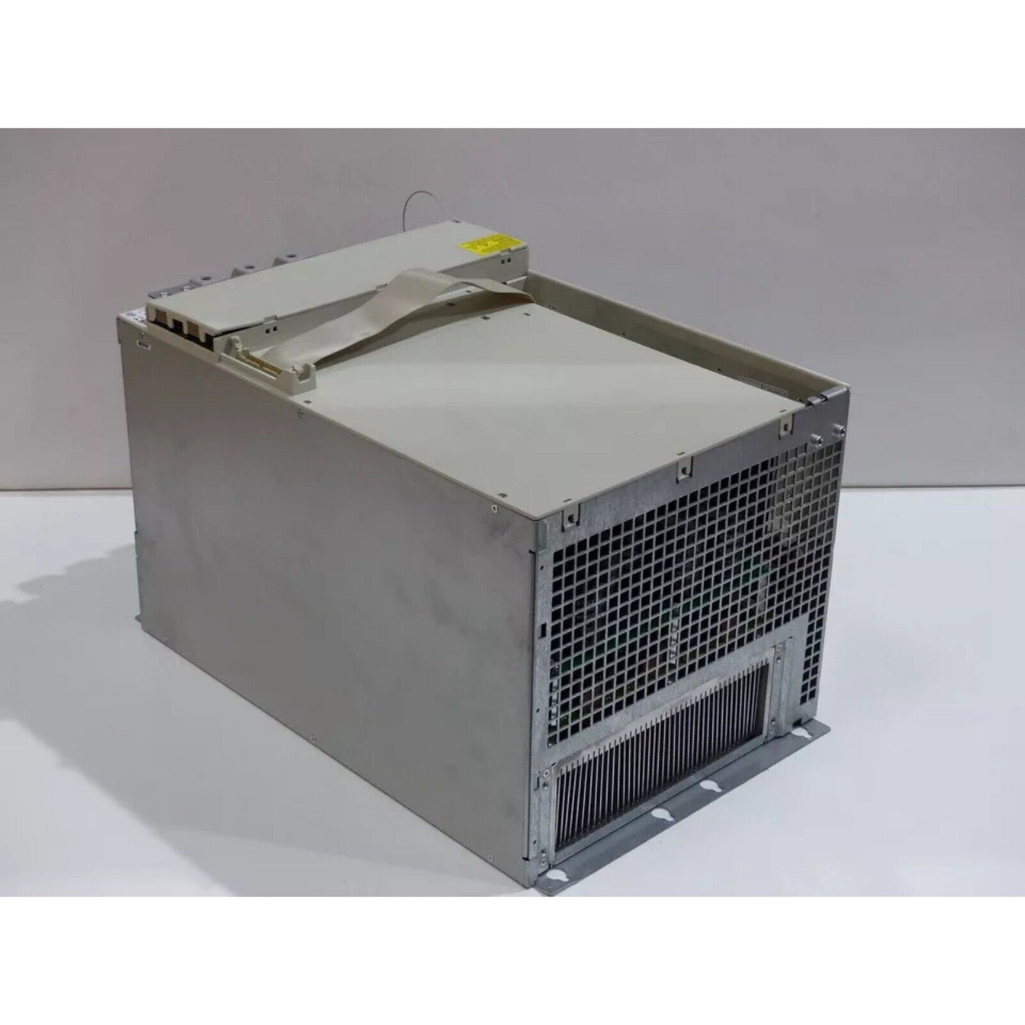 Siemens SIMODRIVE 611 Power Module, front view with metallic casing and grid