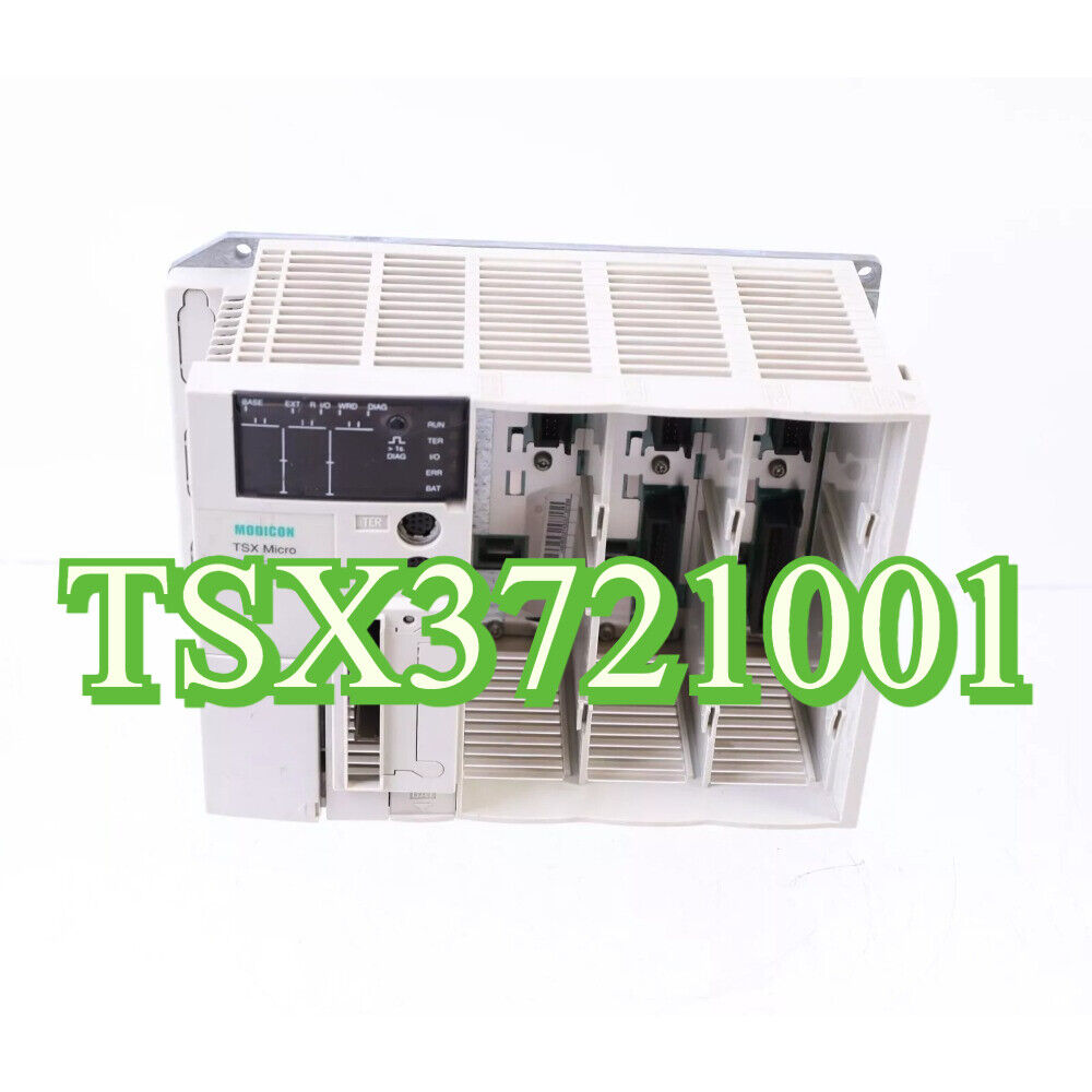Schneider TSX3721001 PLC Base Unit, industrial automation equipment
