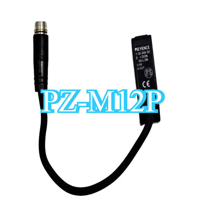 Keyence PZ-M12P Photoelectric Sensor, black body with cable, new industrial automation part