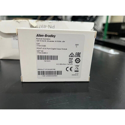 Allen-Bradley 1734-OV8E POINT I/O 8 Point Digital Output Module box, new, original sealed, Product of Singapore