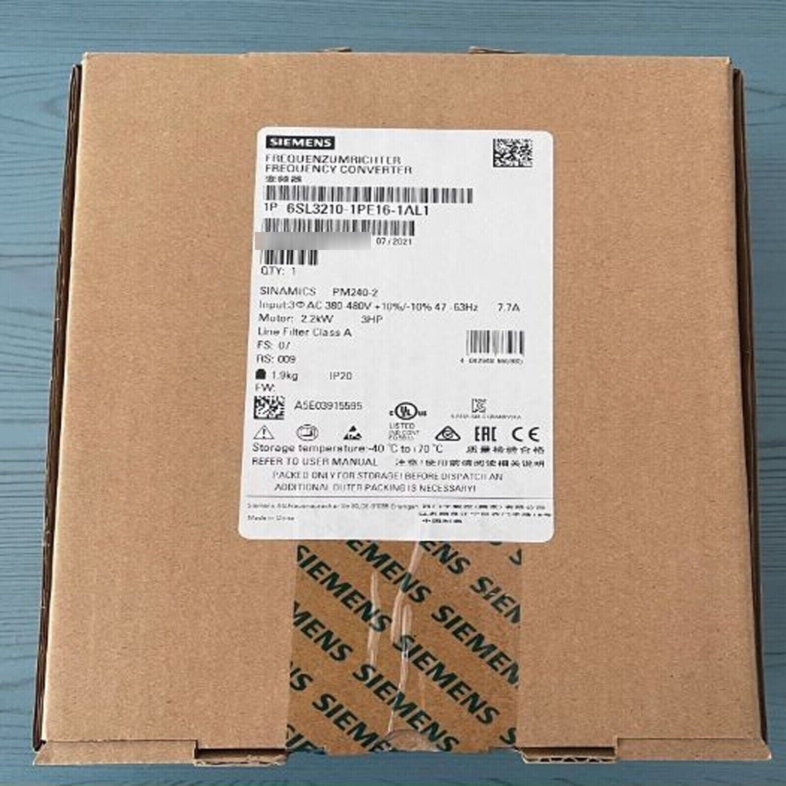 Siemens SINAMICS PM240-2 frequency converter 6SL3210-1PE16-1AL1, industrial automation part