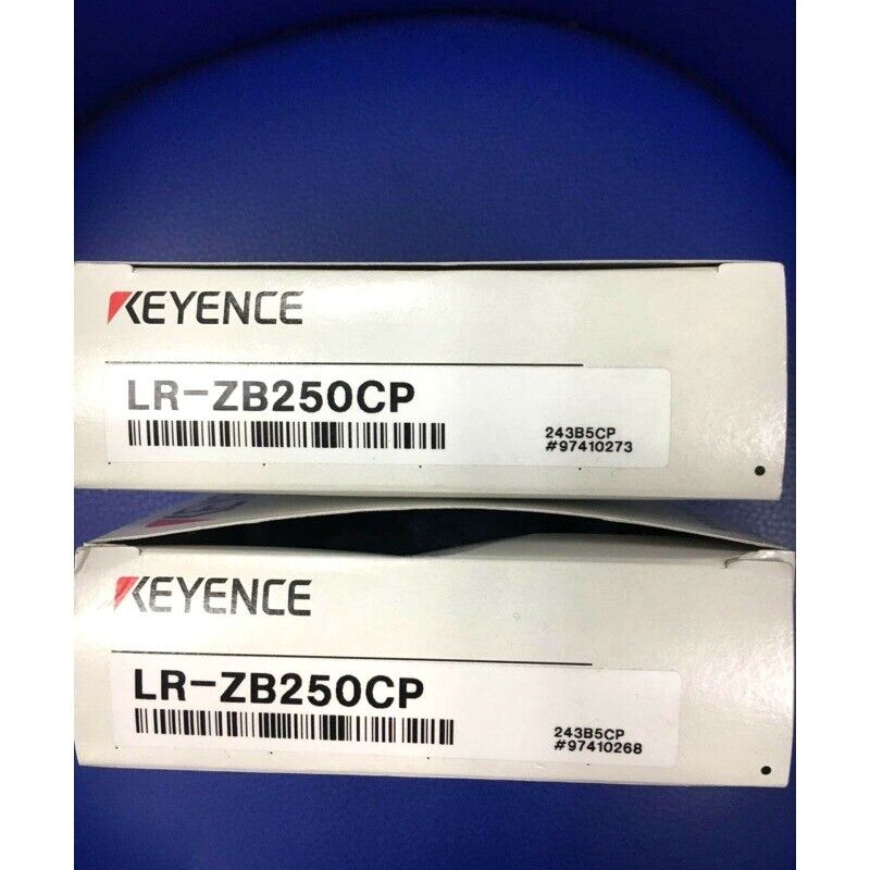 KEYENCE LR-ZB250CP Laser Sensor boxes, industrial automation parts.