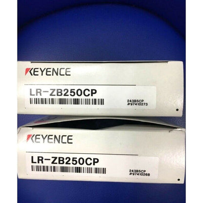 KEYENCE LR-ZB250CP Laser Sensor boxes, industrial automation parts.