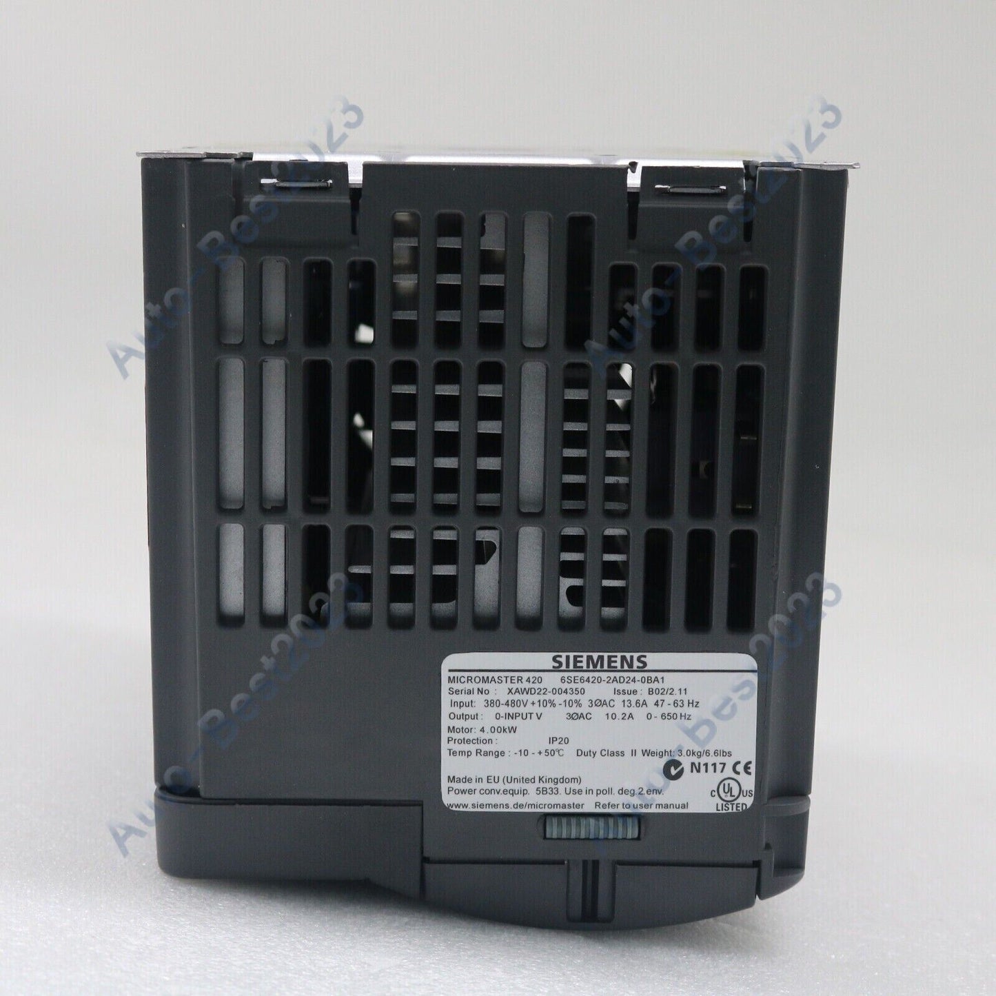Variable Frequency Drive | Siemens | 6SE6420-2AD24-0BA1 6SE6 420-2AD24-0BA1 MICROMASTER 420 with Filter