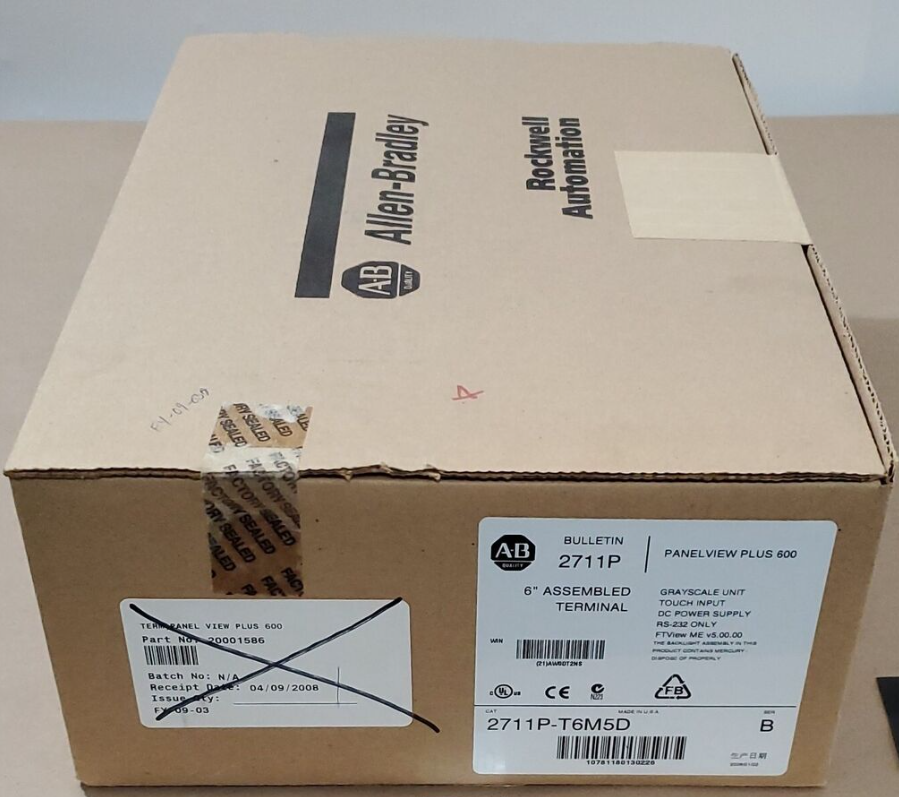 NEW ALLEN BRADLEY 2711P-T6M5D PANELVIEW 2711P-T6M5D Free shipping