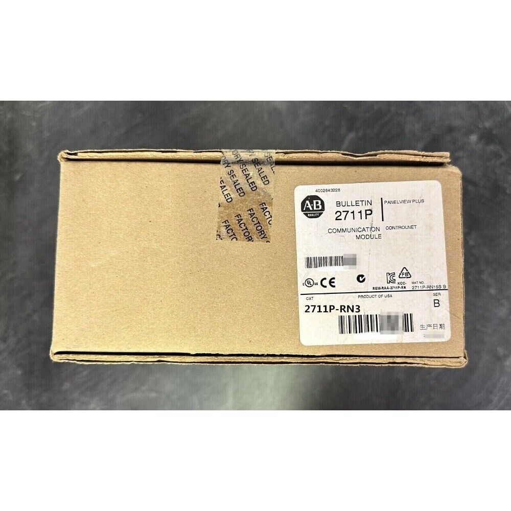 Allen-Bradley 2711P-RN3 PanelView Plus Communication Module in box, industrial automation part