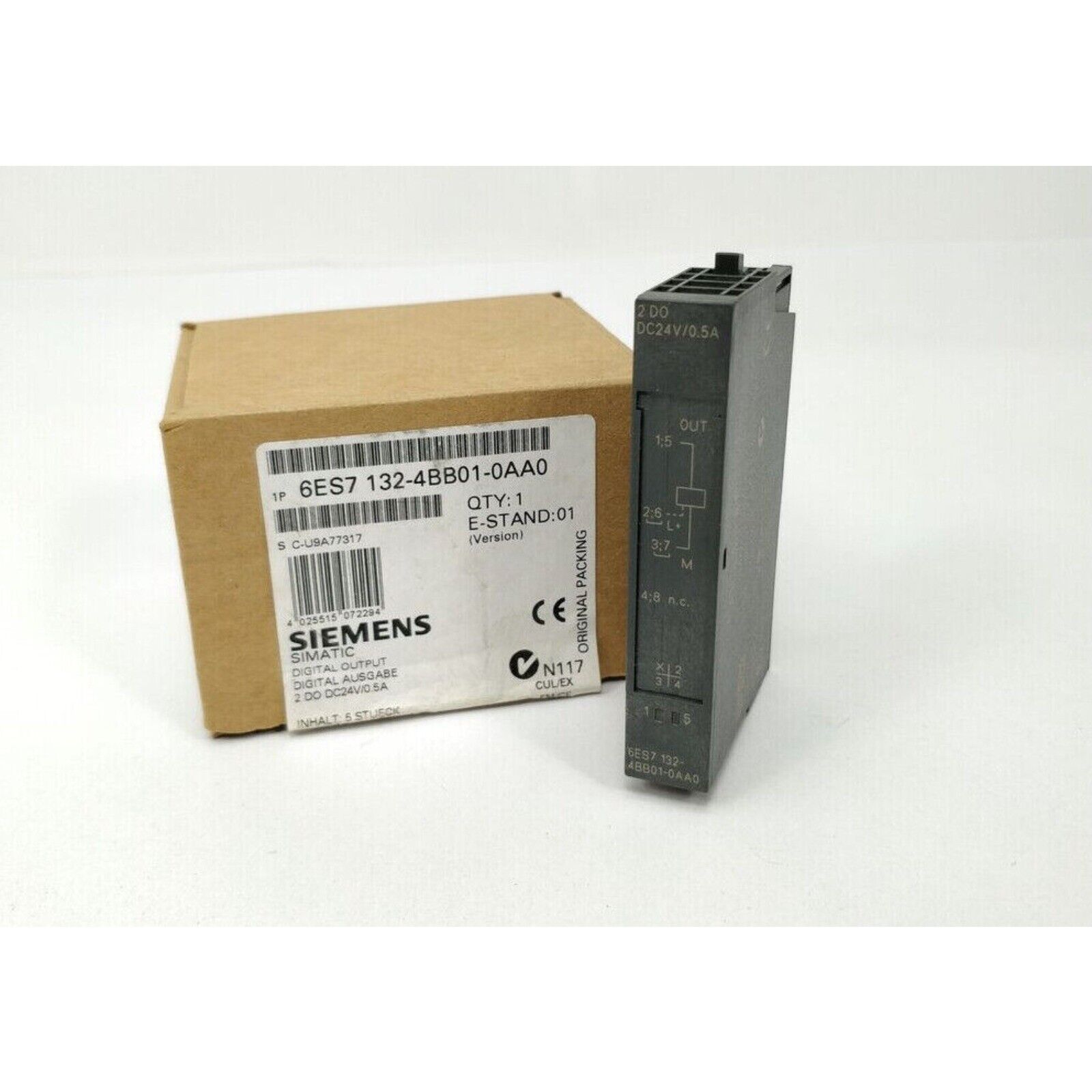Siemens SIMATIC ET 200S Digital Output Module 6ES7 132-4BB01-0AA0, industrial automation component