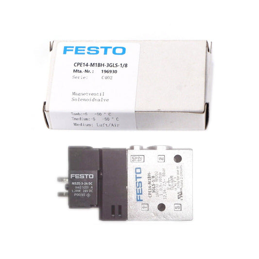 Festo CPE14-M1BH-3GLS-1/8 solenoid valve, industrial automation part