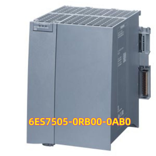 Siemens SIMATIC S7-1500 System Power Module 6ES7505-0RB00-0AB0, grey enclosure, featuring product code 6ES7505-0RB00-0AB0