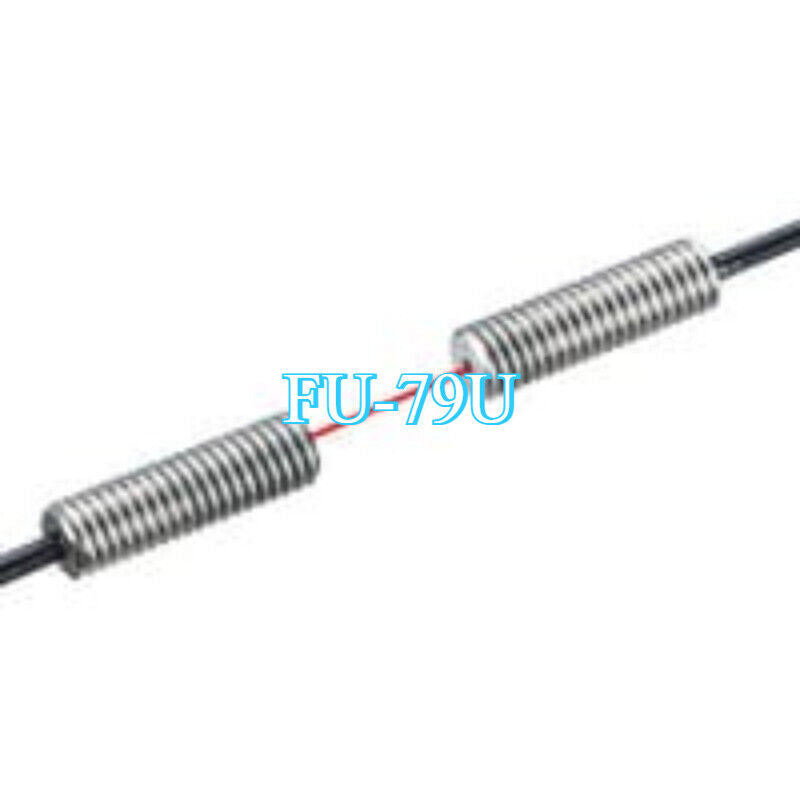 Keyence FU-79U Fiber Optic Sensor with spring-like structure, industrial automation part.