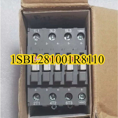 ABB A30-30-10 Contactor, industrial automation part, 1SBL281001R8110 on cardboard box.