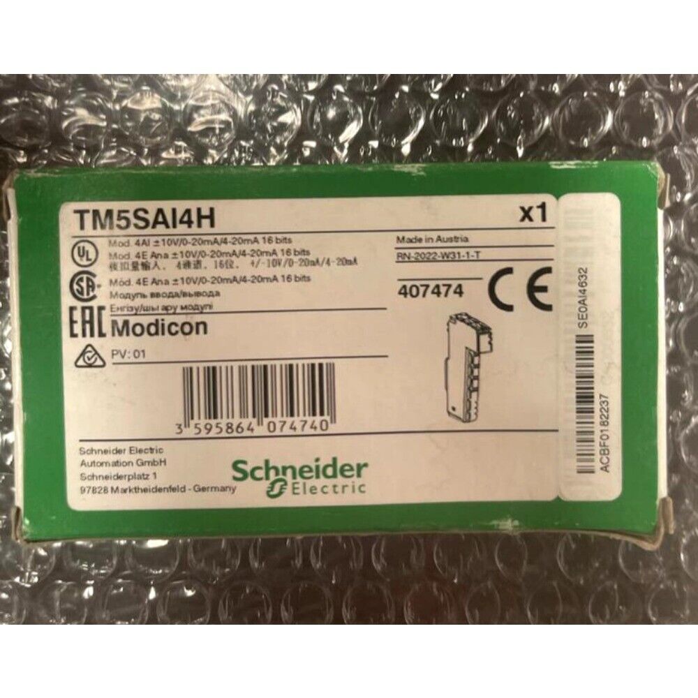 Schneider Electric TM5SAI4H Modicon Analog Input Module - Industrial Automation Component