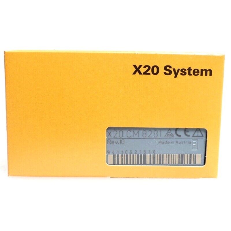 B&R X20 System Motion Controller Module X20CM8281 Rev. I0, industrial automation parts