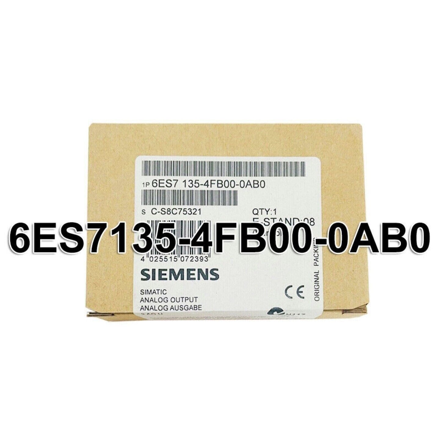 Industrial Communication | Siemens | 6ES7135-4FB00-0AB0 6ES7135-4FB00-0AB0 DP Electronics Module ET 200S