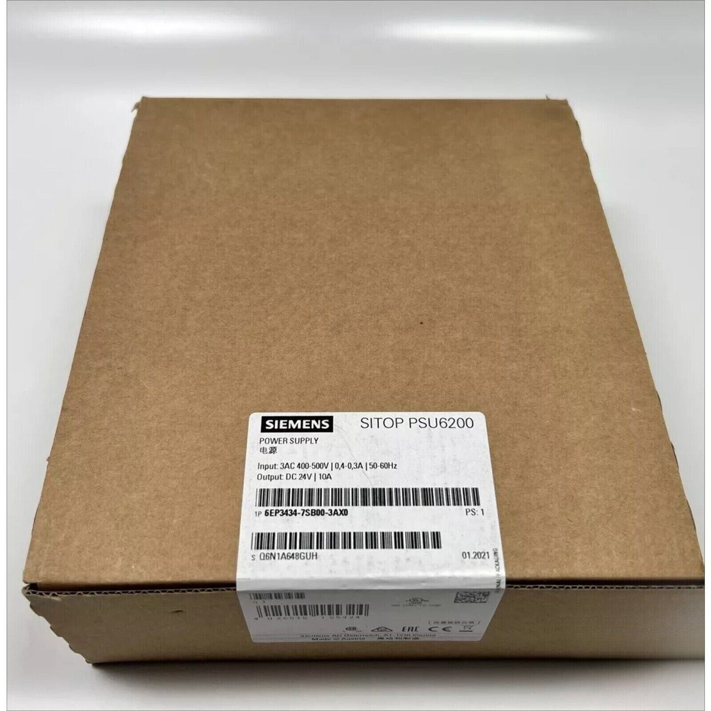 Siemens SITOP PSU6200 power supply unit box, industrial automation part 6EP3434-7SB00-3AX0.