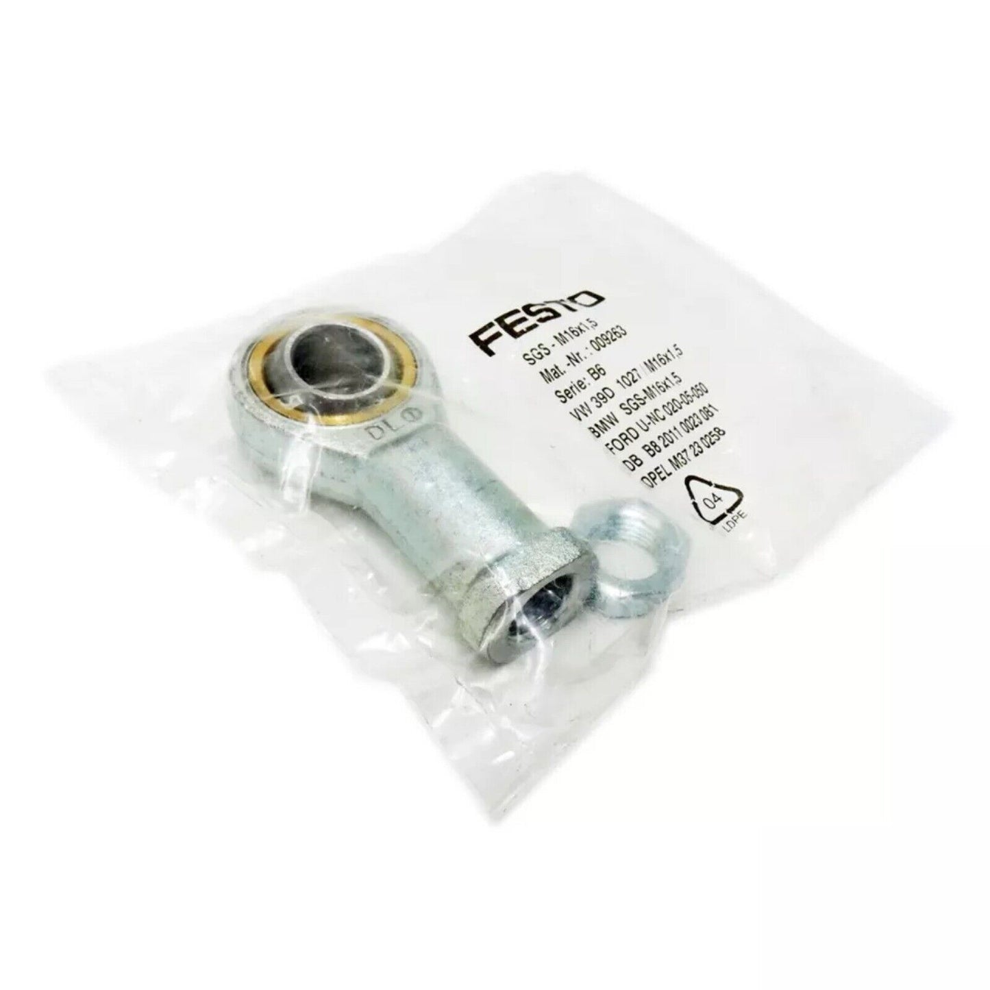 Tube | Festo | SGS-M16X1,5 9263 Rod End Bearing Mounting Assembly