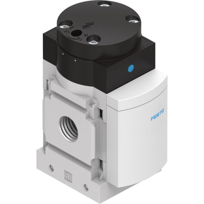 Festo MS4-DL-1/4 Soft start valve. Pneumatic automation component with Festo logo.