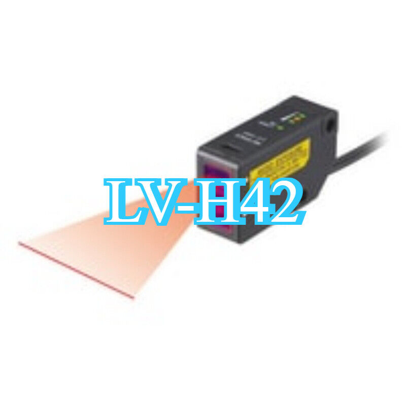 Keyence LV-H42 laser sensor, black housing with a red light beam, new in box