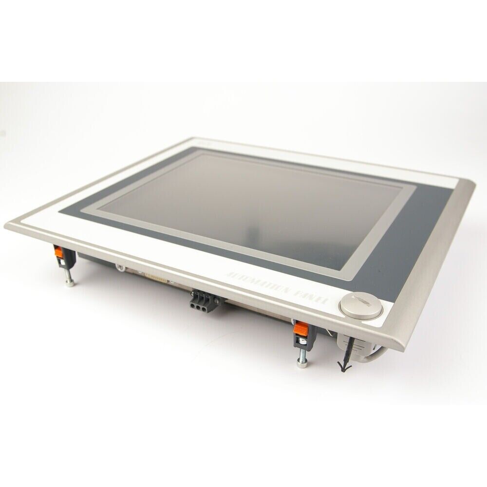 B&R 5AP920.1043-01 HMI Operating Panel. Industrial automation panel with screen and gray, white and silver frame.