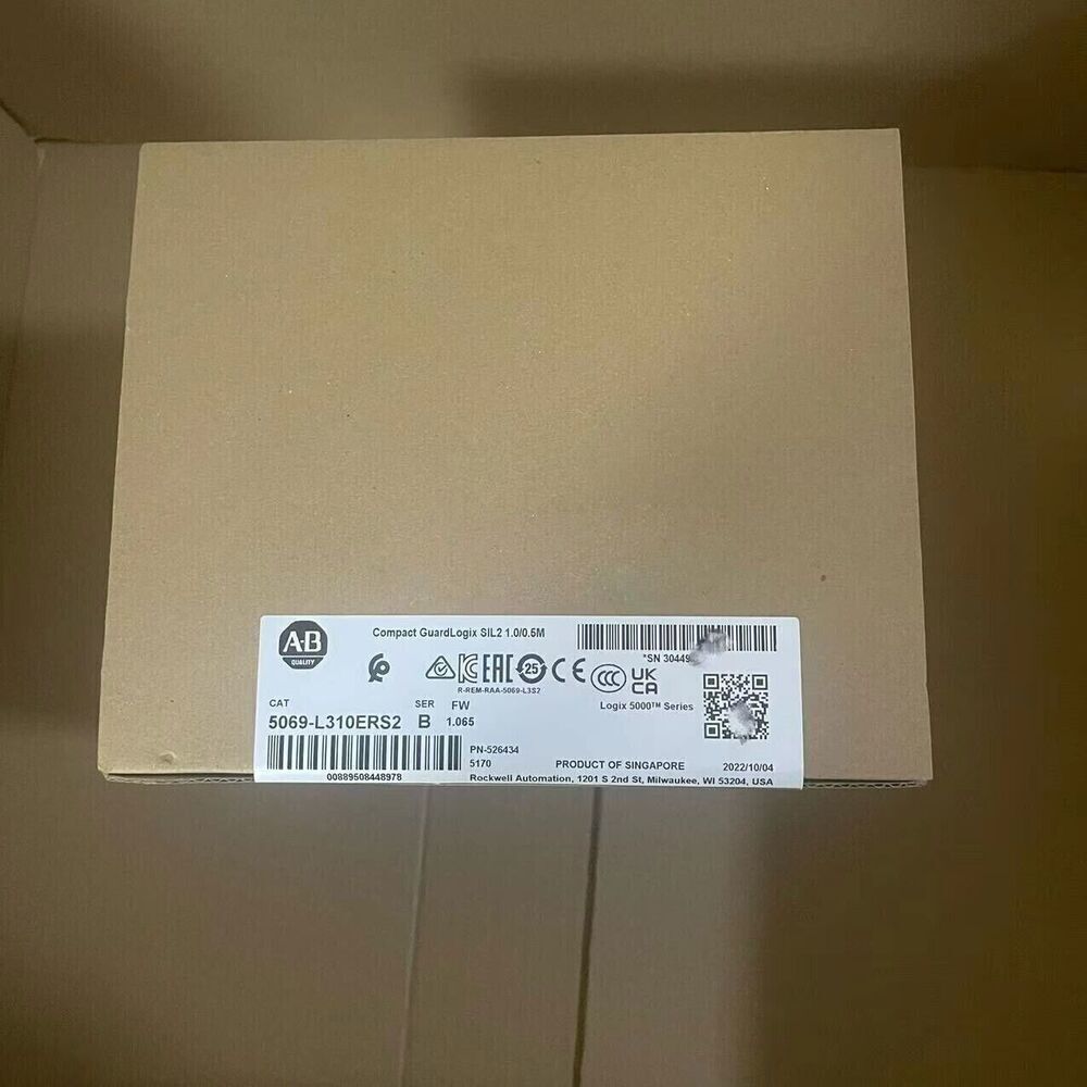 Allen-Bradley 5069-L310ERS2 B Compact GuardLogix SIL2 Module, Singapore