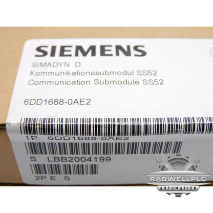 New Siemens 6DD1 688-0AE2 6DD1688-0AE2 SIMADYN D COMMUNICATION SUBMODULE SS52