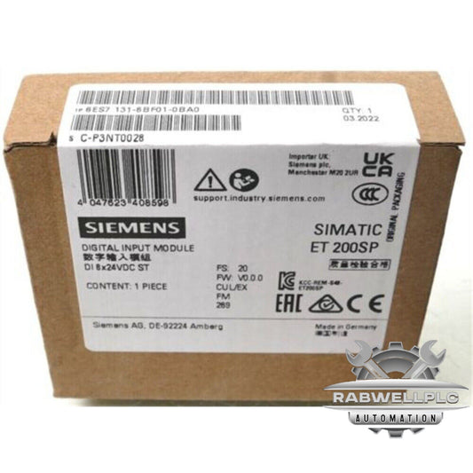 New Siemens 6ES7 131-6BF01-0BA0 6ES7131-6BF01-0BA0 ET 200SP Digital input module