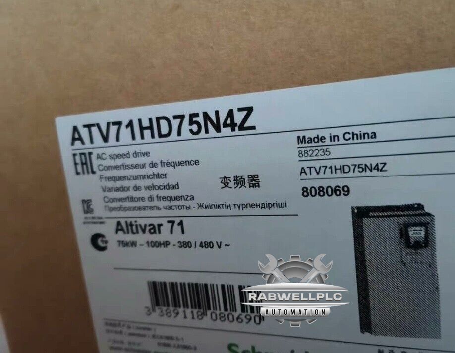 NEW IN BOX ATV71HD75N4Z Variable frequency drive, brand new original