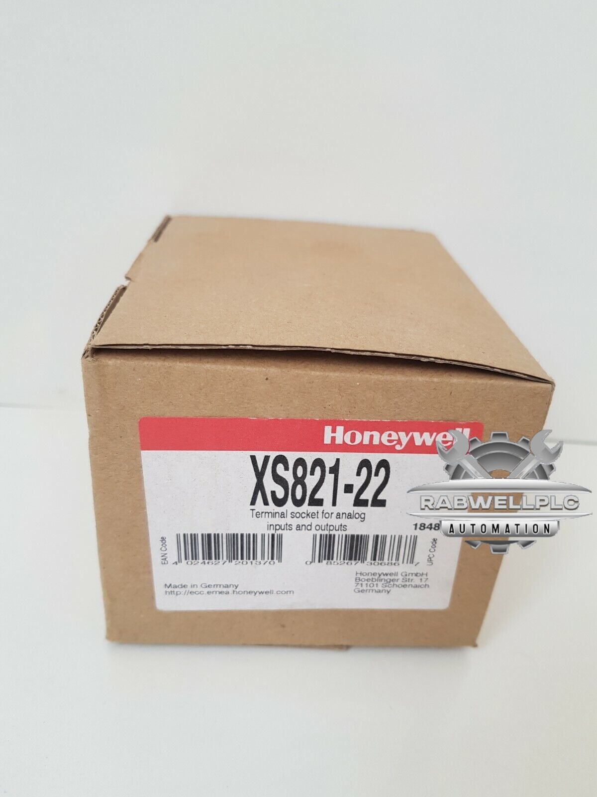 Honeywell xs821-22 terminal socket for analog inputs and outputs xs821-22