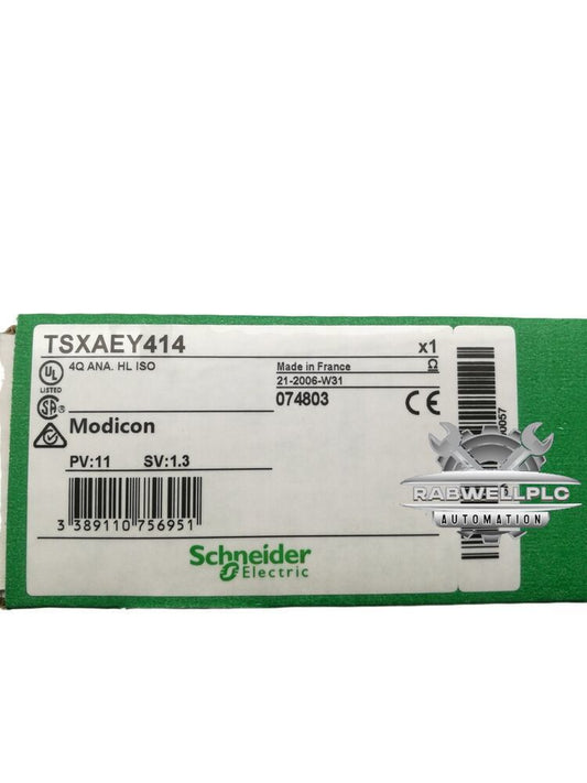 TSXAEY414 Schneider PLC module TSXAEY414 NEW in Box Expedited Shipping#HT