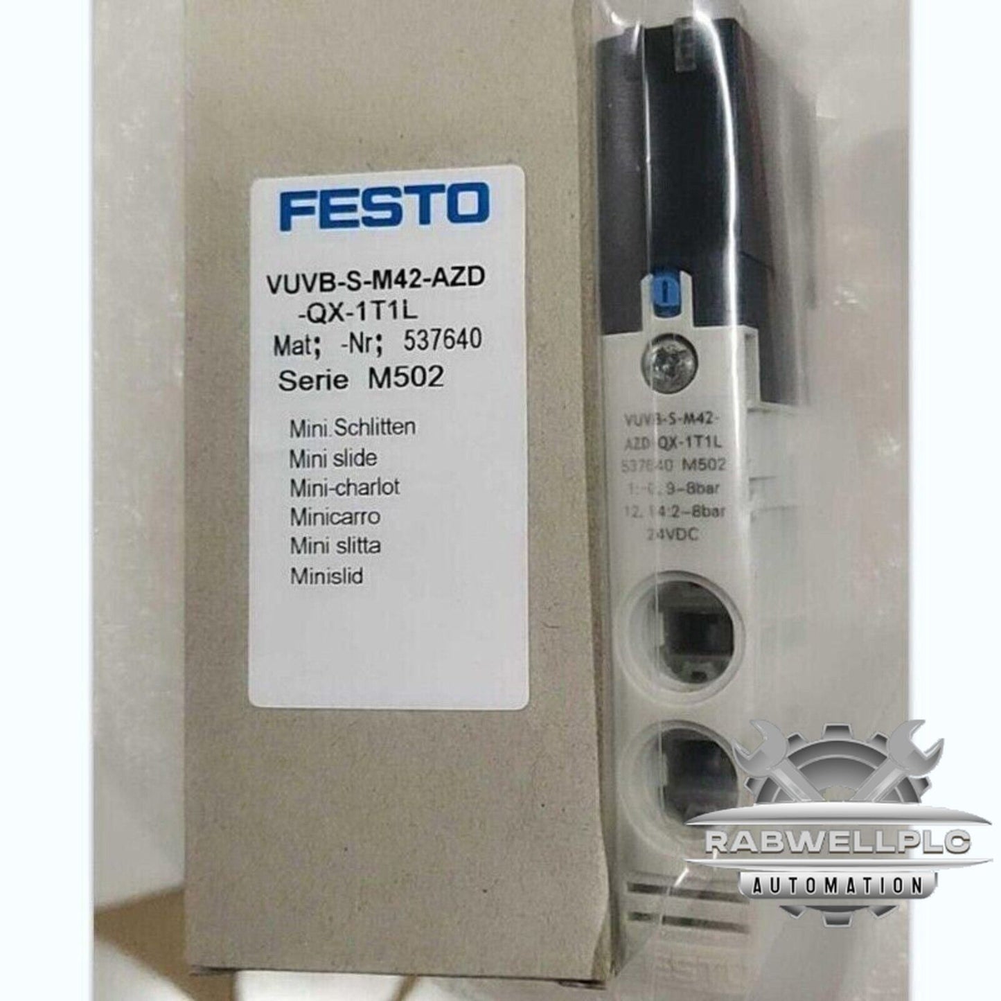 New FESTO VUVB-S-M42-AZD-QX-1T1L 537640 Solenoid Valve In Box