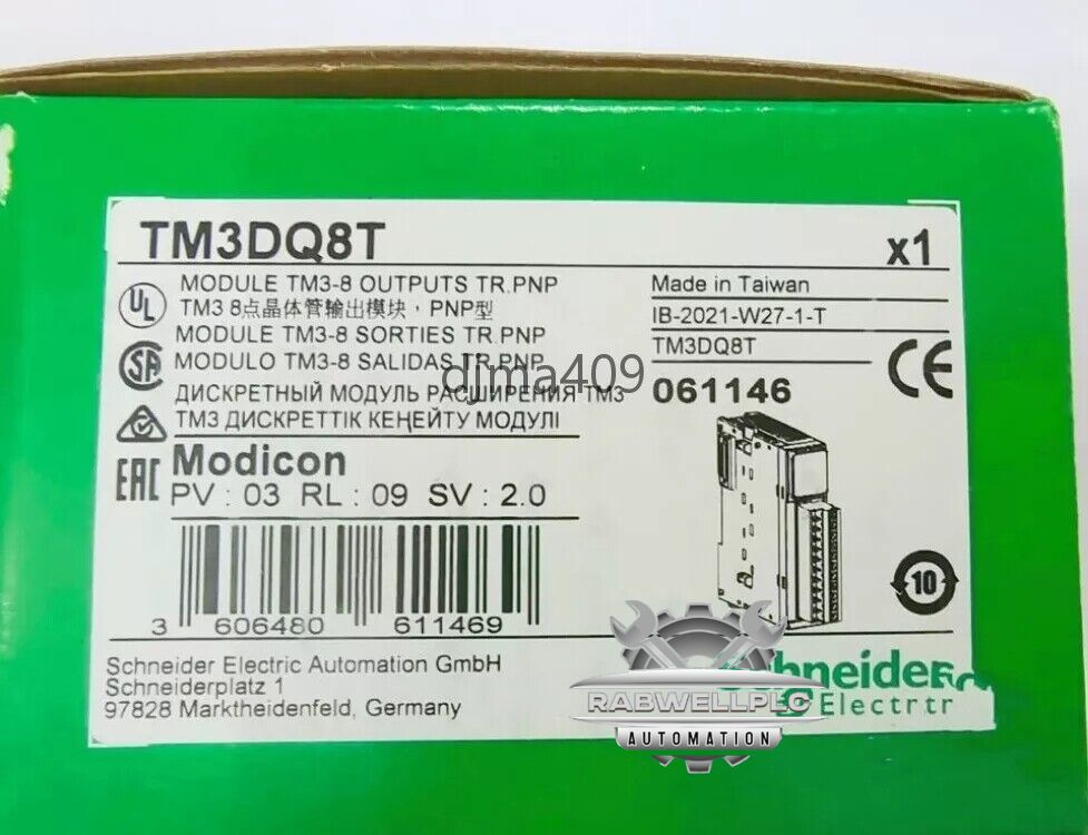 New Schneider TM3DQ8T PLC Module