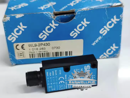 NEW SICK WL9-2P430 PLC POLARISED REFLEX PHOTOELECTRIC SENSOR 4M PNP M12