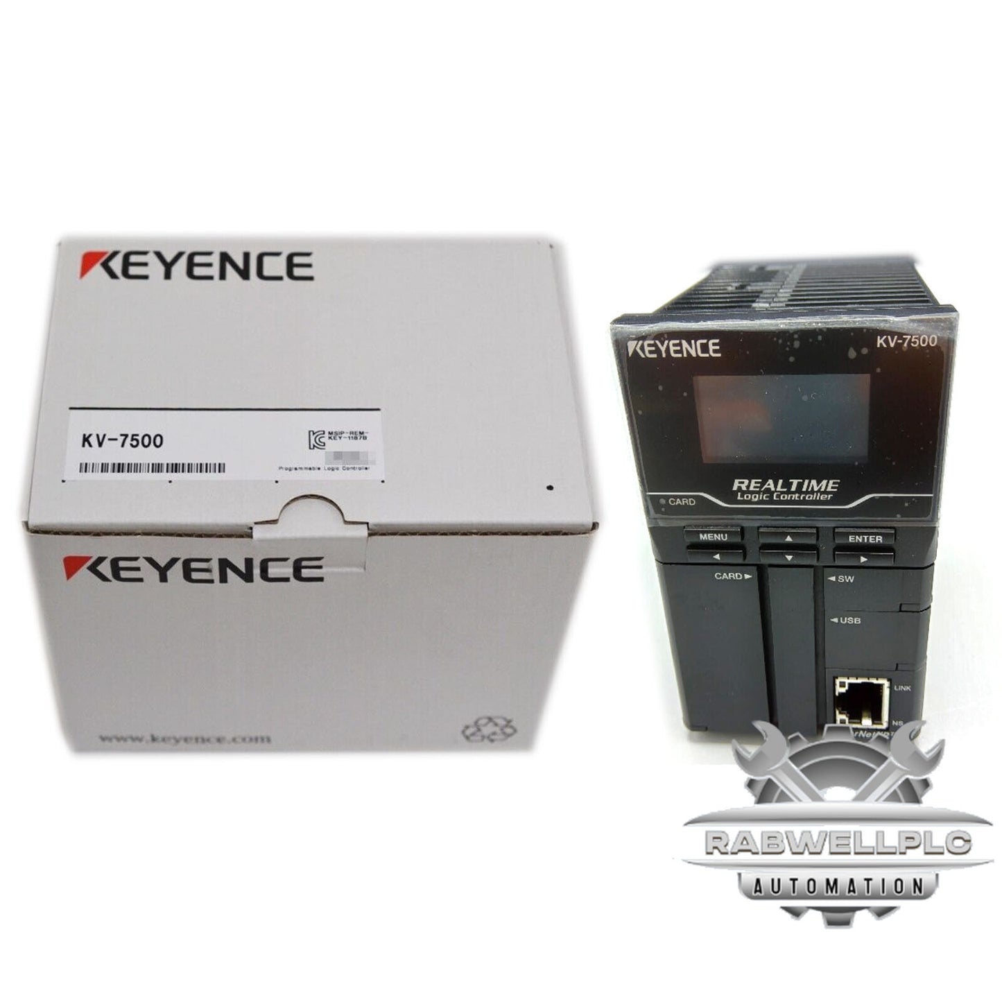 New In Box KEYENCE KV-7500 KV7500 Programmer Controller