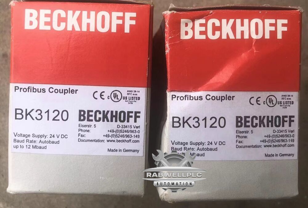 1PC Beckhoff New BK3120 Profibus Coupler Expedited Shipping In Box BK 3120