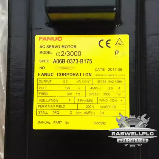 One FANUC A06B-0373-B175 Servo Motor New Expedited Shipping