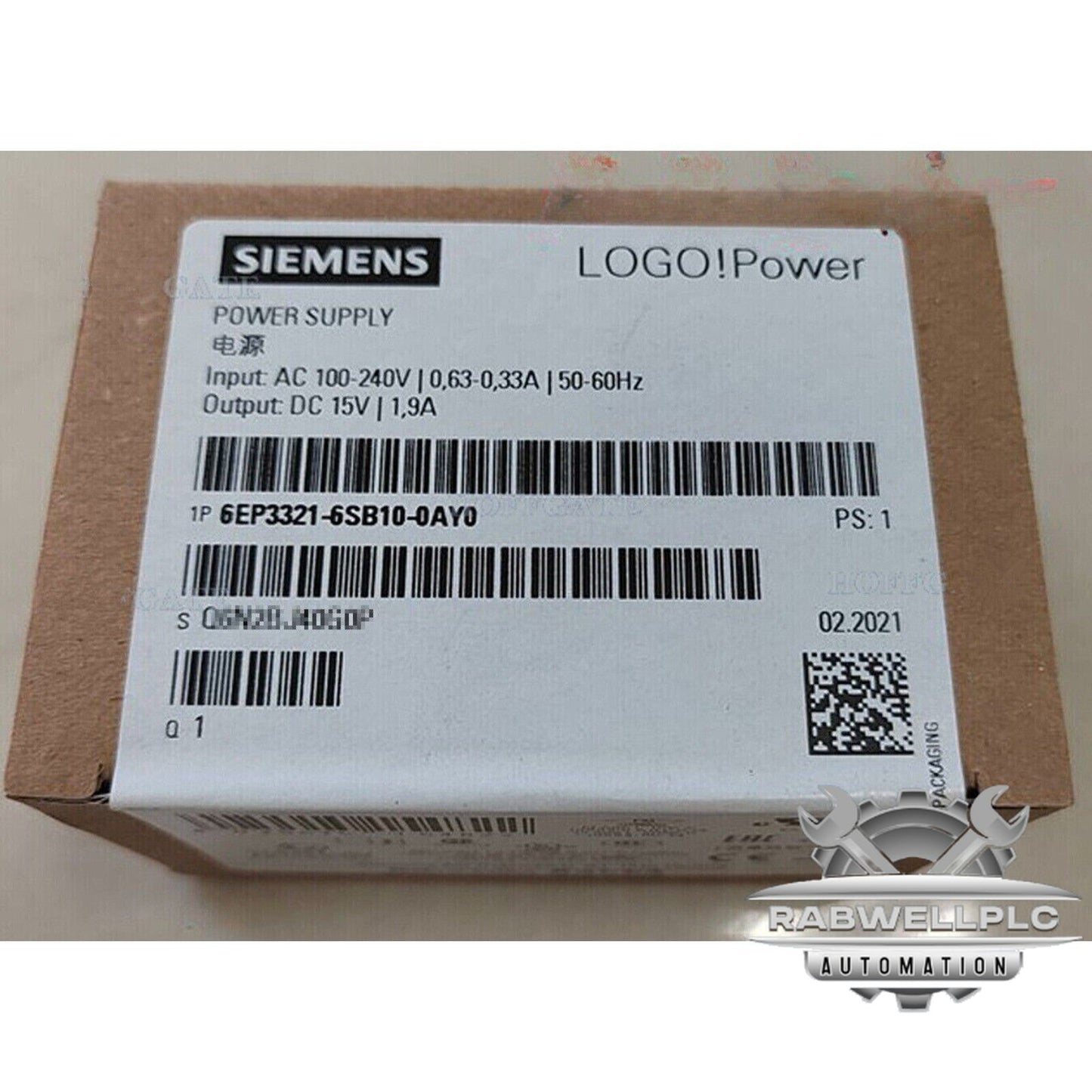 6EP3321-6SB10-0AY0 1PCS NEW SIEMENS LOGO! Power Supply 6EP3321-6SB10-0AY0