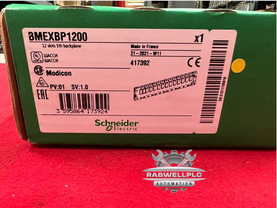 BMEXBP1200 BRAND NEW Schneider Electric Modicon X80 Backplane