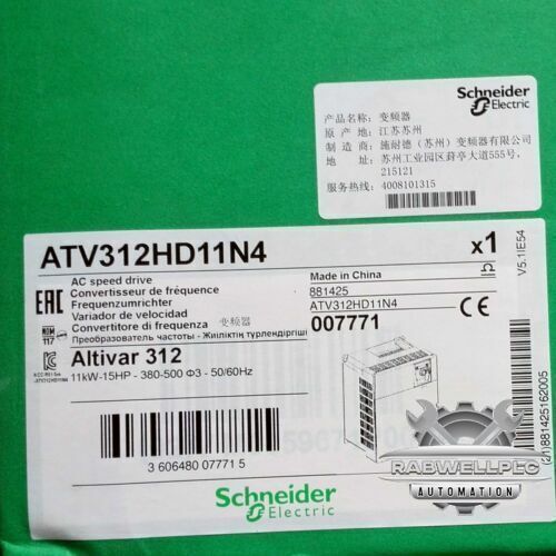 1PC Schneider ATV312HD11N4 Inverter 11KW 380V New In Box Expedited Shipping