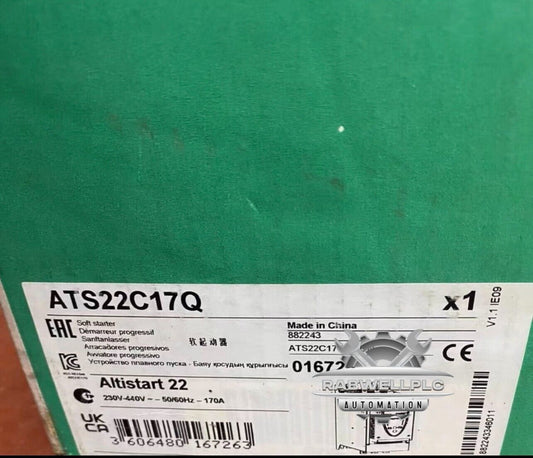 ATS22C17Q 100% brand new original ATS22 soft starter, free shipping ATS22C17Q#L