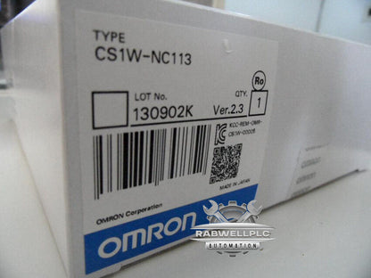 Omron CS1W-NC113 PLC Module New One Expedited Shipping CS1WNC113