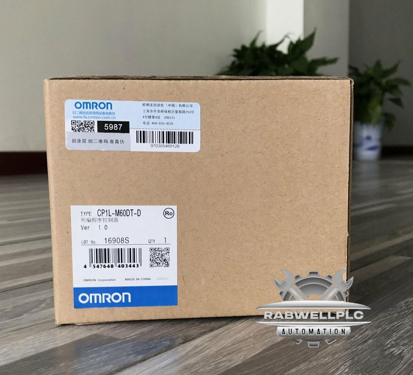 Omron CP1L-M60DT-D PLC Module New One Expedited Shipping CP1LM60DTD