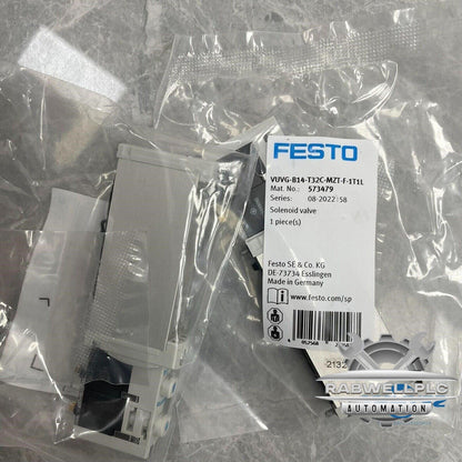 New FESTO VUVG-B14-T32C-MZT-F-1T1L 573479 Solenoid Valve