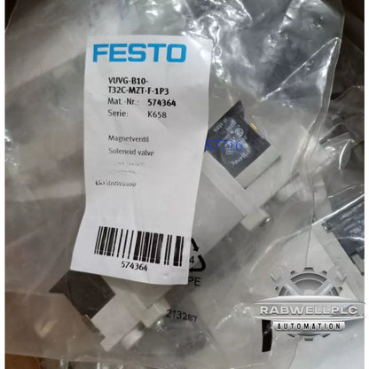 New FESTO VUVG-B10-T32C-MZT-F-1P3 574364 Solenoid valve