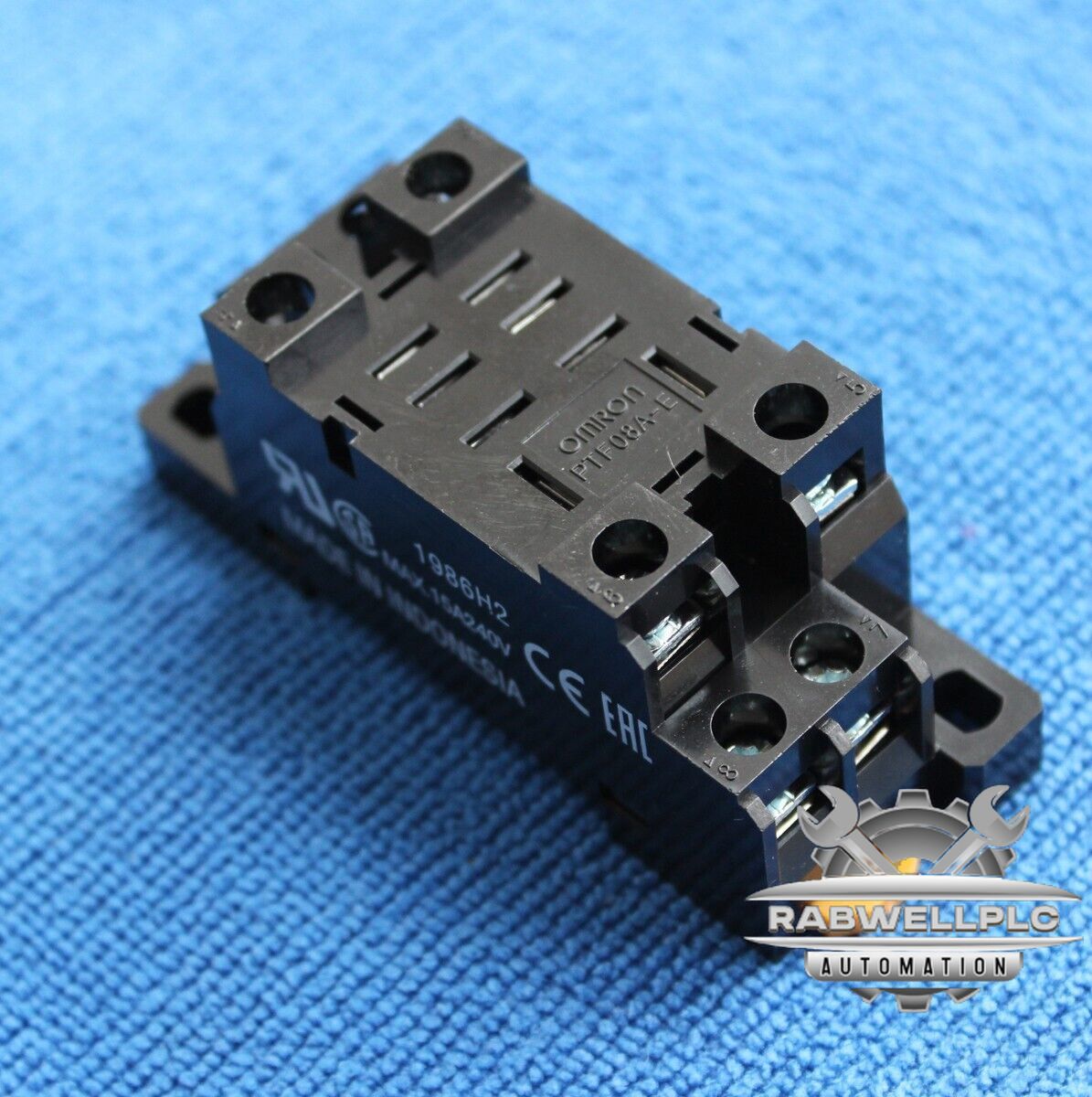 1pcs Omron PTF08A-E Relay Base Socket 8 Pin,Use for LY2N-J HH62P NEW