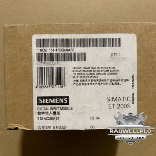 New Siemens 6ES7 131-4FB00-0AB0 6ES7131-4FB00-0AB0 DP 5 electronic modules