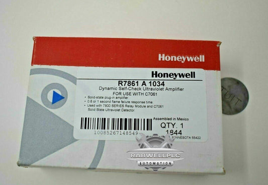 Honeywell R7861A1034 Flame Amplifier New Expedited Shipping R7861 A 1034 #A6-3-