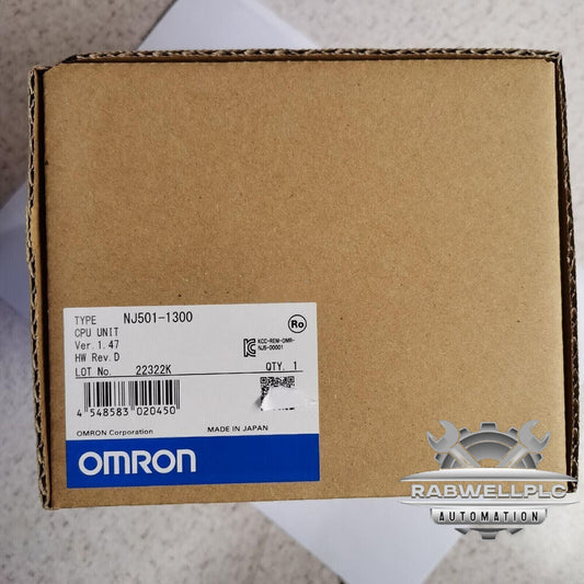 New Original OMRON NJ501-1300 PLC Module NJ501-1300 CPU Unit NJ5011300