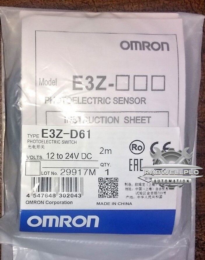 Omron E3Z-D61 Photoelectric Switch Sensor E3ZD61 New One Free Shipping