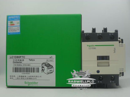 1PC Schneider LC1D80F7C AC 110V Contactor New In Box Expedited Shipping